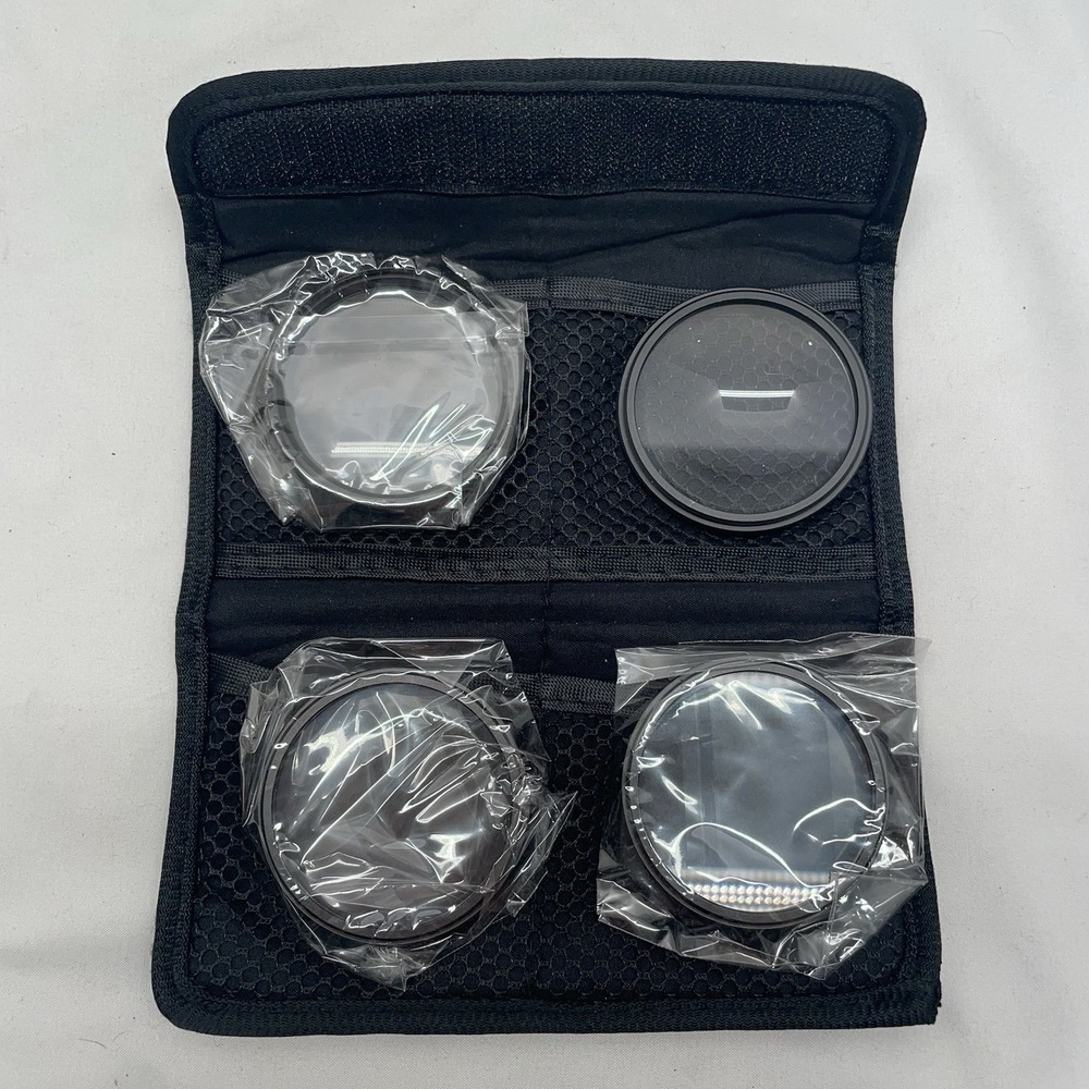 Vivitar Close-Up Macro Lenses Filters 58mm Series 1 Four Piece with Case - Picture 3 of 4